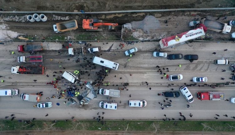 حادث تصادم مروّع في بورصة