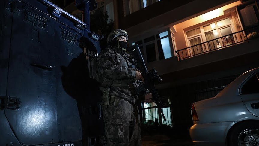 جانب من العمليات ضد تنظيم داعش في اسطنبول