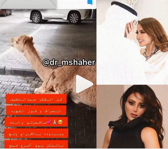 عهود العنزي تتلقى هدية غريبة من فوز الفهد وزوجها (فيديو) 2 عهود العنزي تتلقى هدية غريبة من فوز الفهد وزوجها (فيديو) 1