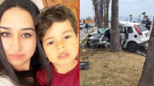 مصرع سيدة بحادث مروع يوم ميلاد ابنها (فيديو)