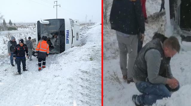 قتلى ومصابون بعد انقلاب حافلتين في قونيا وأنطاليا 15