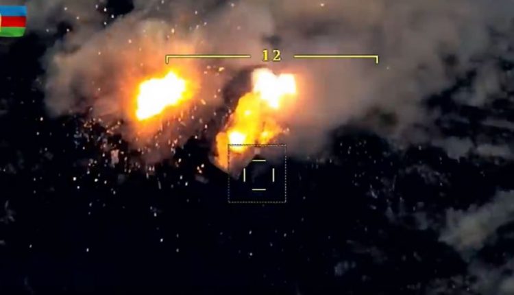 شاهد كيف فتكت طائرات بيرقدار بجيش أرمينيا في كاراباخ