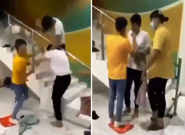 هاشتاق “ثلاث أشخاص يضربون واحد” يتصدر تويتر في السعودية "فيديو" 5