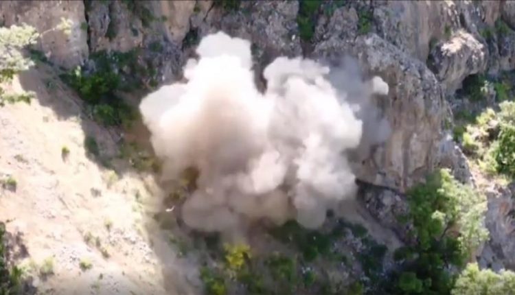 الدفاع التركية: تدمير كهف لحزب العمال الكردستاني شمالي العراق