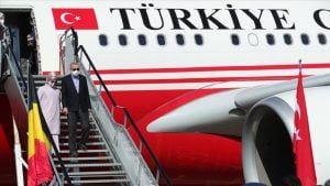 أردوغان يصل بروكسل