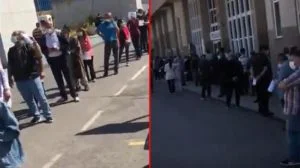 هكذا اصطف مئات المواطنين لأخذ لقاح كورونا في إسطنبول (فيديو)