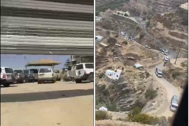 حوش مليء بالسيارات المسروقة