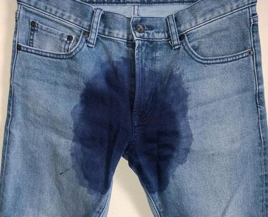 الجينز المبلل