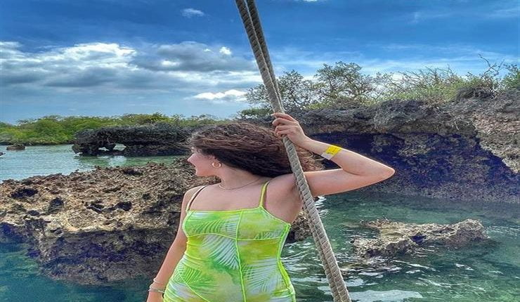 مايان السيد تنشر صور من رحلتها لـ زنجبار