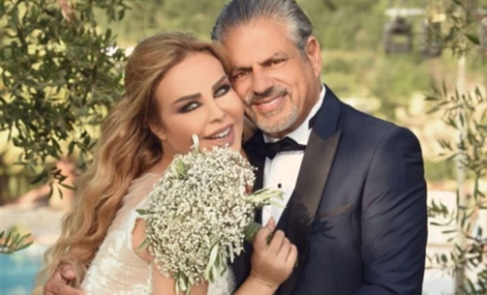 رولا سعد تحتفل بزفافها