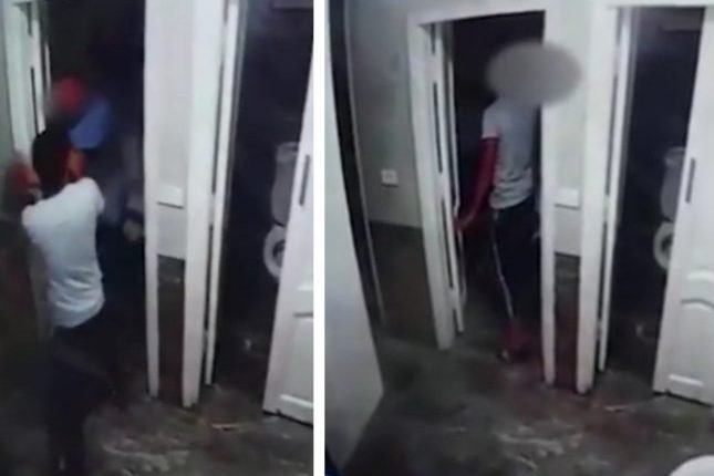 موظف يعتدي بوحشية على طفل