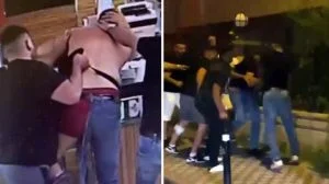 الاعتداء على رجل وسط الشارع في إسنيورت