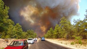 وفاة مشتبه بحرائق غابة مانافجات في أنطاليا