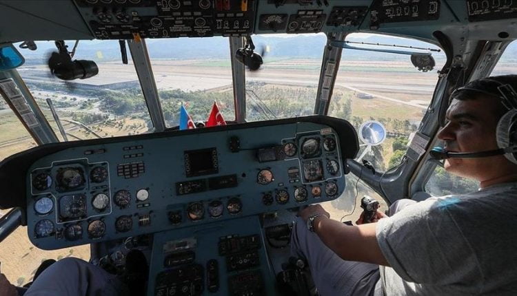 طواقم الإطفاء الأذربيجانية تستبسل في إطفاء الحرائق