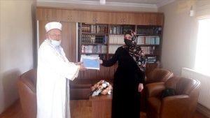 مواطنة ألمانية تعتنق الإسلام في تركيا