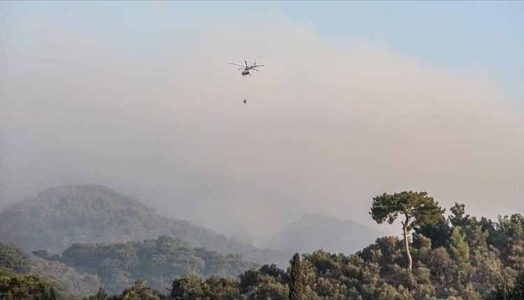 حريق "جبال قاز"