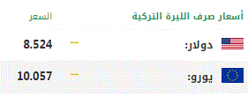 اليوم الأحد .. أسعار صرف العملات الرئيسية مقابل الليرة التركية 1