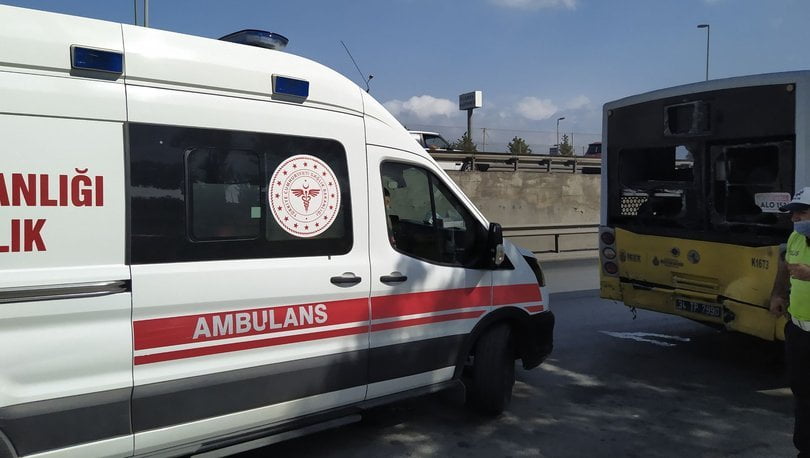 اصطدام شاحنة في حافلة الترام الكهربائي في إسطنبول 45