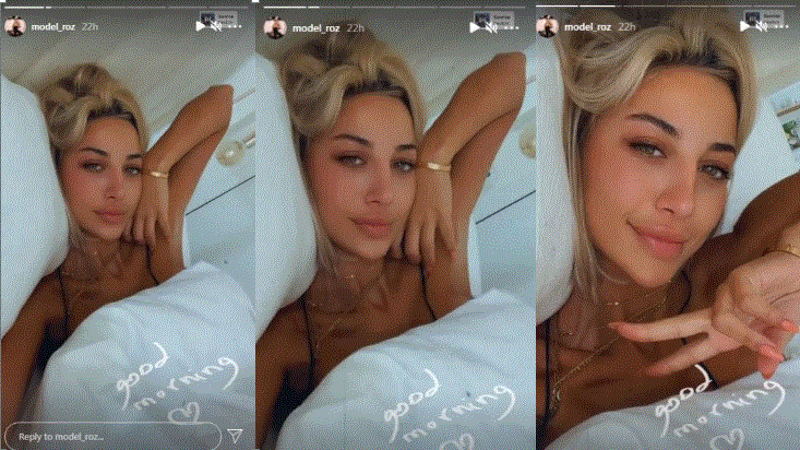 السعودية مودل روز بمقطع فيديو مثير من سريرها (شاهد) 1