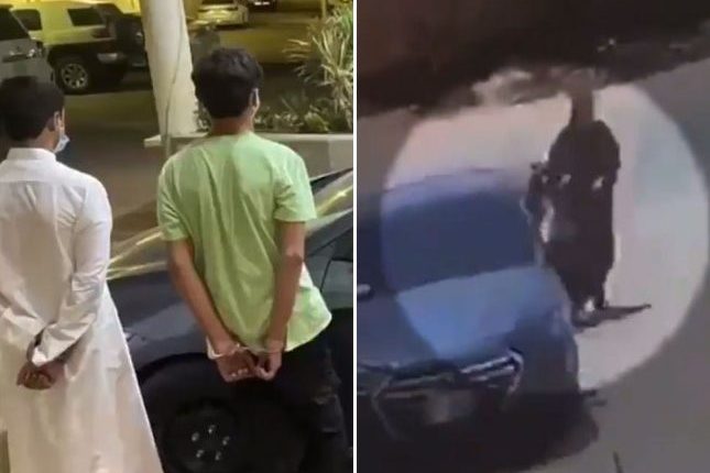 أشخاص سرقوا مركبة