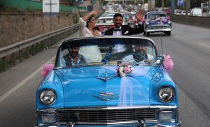 حفل زفاف جماعي لـ46 عريس في كوجالي (فيديو)