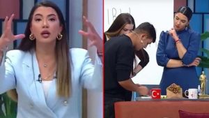 مذيعة تركية تعرض صور اباحية لامراة على التلفزيون وتثير غضب المواطنين
