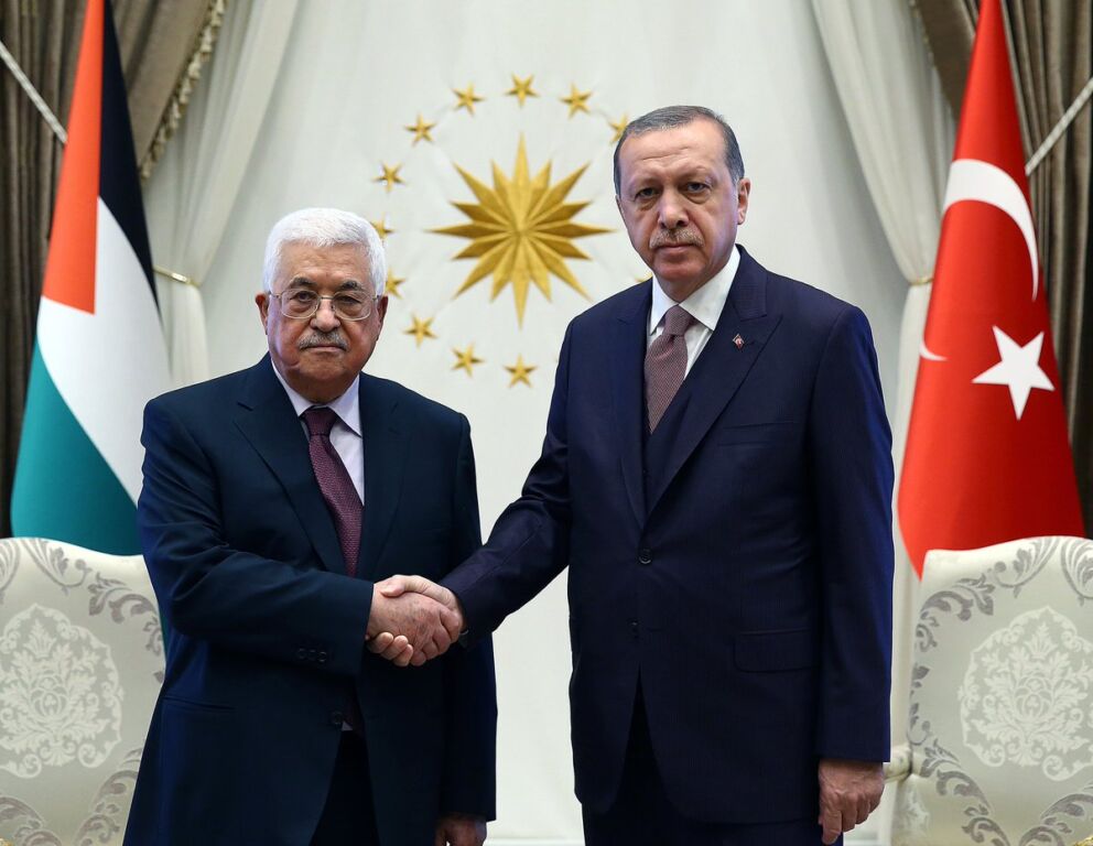 الرئيس أردوغان يبعث برسالة مهمة إلى نظيره الفلسطيني.. هذا مفادها