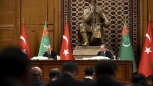 أردوغان: عازمون على رفع التجارة مع تركمانستان إلى 5 مليارات دولار