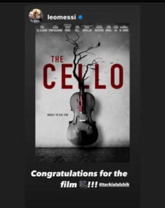 ليو ميسي يـُـهنئ تركي آل الشيخ بانتهاء تصوير فيلم " The Cello" 1