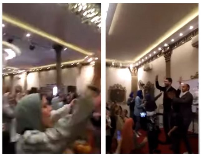 وصلة رقص جريئة لـ”طالبات وطلاب” بينهم معلم في مصر 1