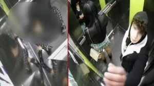 شاب سوري يتحرش بفتاة في المصعد بإسطنبول (فيديو)