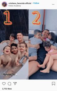 رونالدو يستحم مع أولاده! (صورة) 35