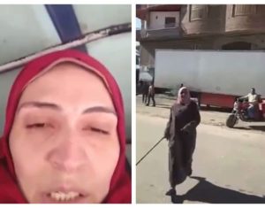 سيدة مصرية تستغيث من جارتها والأخيرة تتعدى عليها بماسورة حديدية