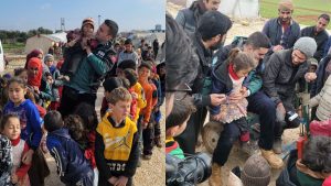 على طريقته الخاصة.. الشيف بوراك يرسم البسمة على وجوه أطفال سوريا