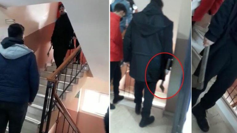 تركي يهاجم مدرسة بفأس بعد ضرب طفله (فيديو) 35