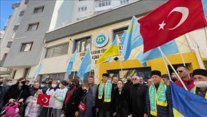 مظاهرات في تركيا تندد بالهجوم الروسي على أوكرانيا