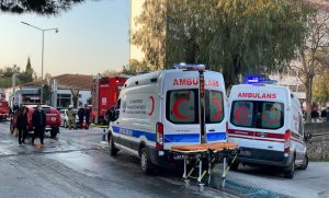 حريق في مشفى جامعة إيجه بإزمير