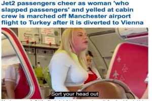 فيديو.. غضب وصراخ سيدة في وجه طاقم طائرة لسبب غريب