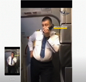  طيار روسي يهبط في أنطاليا ويوجه رسالة للعالم (فيديو)