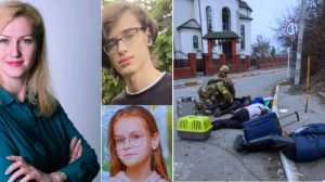 فيديو.. نساء أوكرانيا ملثمات يتوعدن: أطفالنا في أمان .. والآن سندمركم