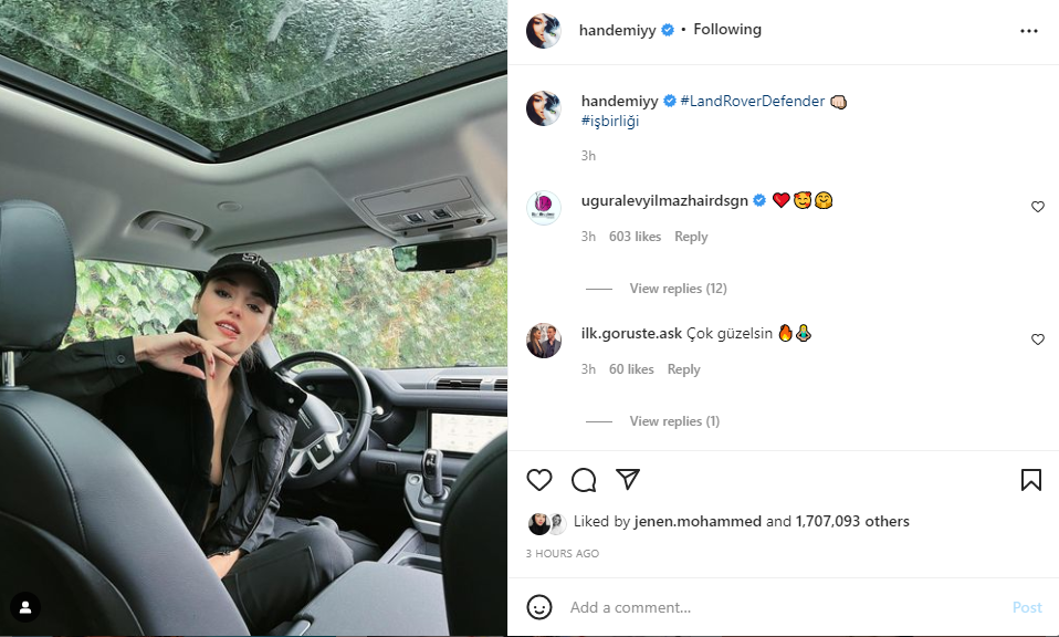 هاندا أرتشيل تشارك متابعيها صور جديدة من داخل سيارتها الفاخرة 56