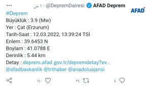 زلزال قوي يضرب أرضروم التركية 2 زلزال قوي يضرب أرضروم التركية 1