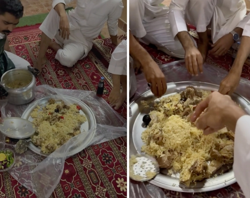 شاهد ردة فعل شباب تفاجأوا بأذان الفجر قبل لحظات من تناول السحور 7