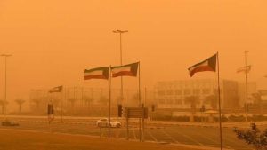 توقف حركة الملاحة الجوية في الكويت