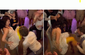 فيديو هز العالم .. عروسان يمارسان الحب أمام الضيوف خلال حفل الزفاف! (شاهد)