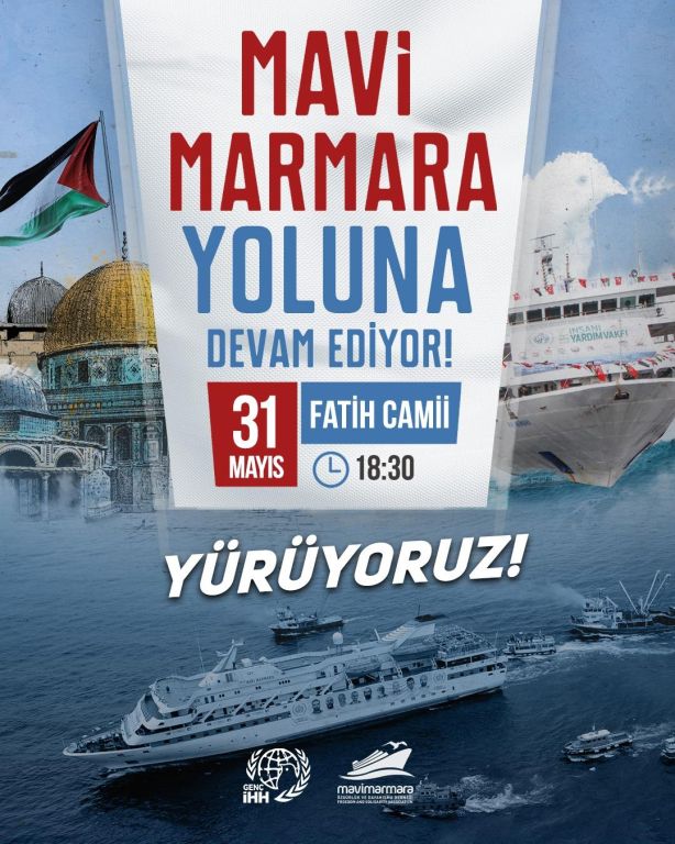 تنطلق من الفاتح.. مسيرة بإسطنبول لإحياء الذكرى الثانية عشر لشهداء اسطول الحرية 1