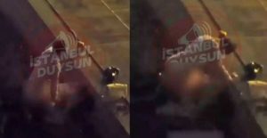 رجل وفتاة يمارسان العلاقة الحميمية في وضح النهار وسط الشارع بإسطنبول (فيديو)