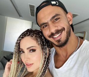 نسرين طافش تحتفل بعيد الأضحى مع زوجها 1