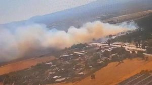 حريق ضخم يلتهم غابات مدينة إزمير التركية