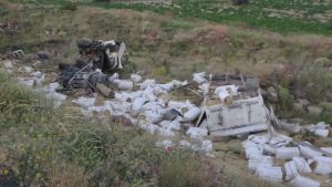 مصرع 3 أشخاص في حادث انقلاب شاحنة بمدينة قيصري